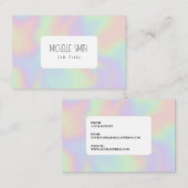 Hologramm-Designeffekt Visitenkarte (Vorne/Hinten)