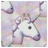 Hologramm-Einhorn-Emoji-Stoff Stoff (Nahaufnahme)