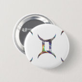 Hologramm Gemini Button (Vorne & Hinten)