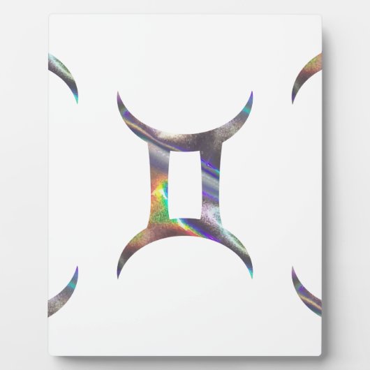 Hologramm Gemini Fotoplatte (Vorderseite)