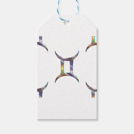 Hologramm Gemini Geschenkanhänger (Vorderseite)