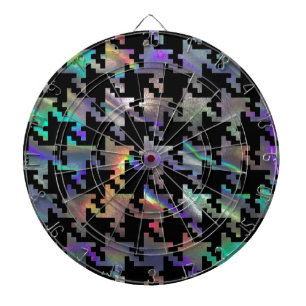 Hologramm-Hahnentritt Dartscheibe