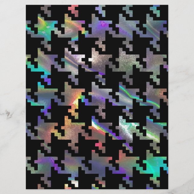 Hologramm-Hahnentrittmuster (Vorderseite)