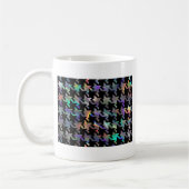 Hologramm-Hahnentrittmuster Kaffeetasse (Links)
