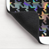 Hologramm-Hahnentrittmuster Mousepad (Ecke)