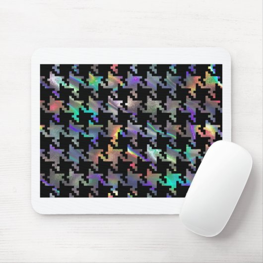 Hologramm-Hahnentrittmuster Mousepad (Mit Mouse)