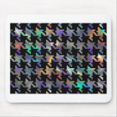 Hologramm-Hahnentrittmuster Mousepad (Vorne)