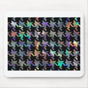 Hologramm-Hahnentrittmuster Mousepad