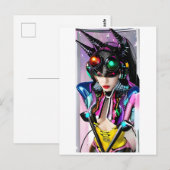 Hologramm ihrer Liebe Postkarte (Vorne/Hinten)