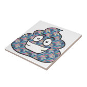 Hologramm kackend Emoji Fliese (Seite)