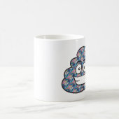 Hologramm kackend Emoji Kaffeetasse (Mittel)