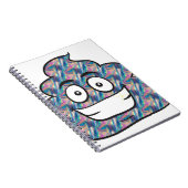 Hologramm kackend Emoji Notizblock (Rechte Seite)