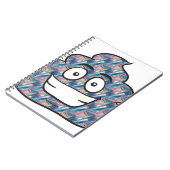 Hologramm kackend Emoji Notizblock (Linke Seite)