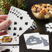 Hologramm kackend Emoji Spielkarten (In Situ)