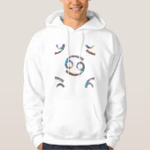 Hologramm-Karzinom: Schwarzenpullover Hoodie (Vorderseite)