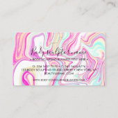 Hologramm Körperbildhauerei Visitenkarte (Rückseite)