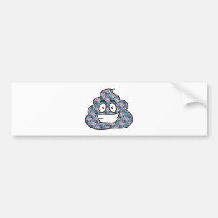 Hologramm-Kot-Emoji Autoaufkleber