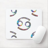 Hologramm Krebs Mousepad (Mit Mouse)