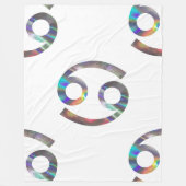 Hologramm-Krebsdecke Fleecedecke (Vorderseite)