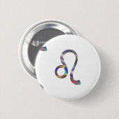 Hologramm Leo Button (Vorne & Hinten)