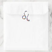 Hologramm Leo Dreieckiger Aufkleber (Tasche)