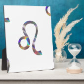 Hologramm Leo Fotoplatte (Seite)