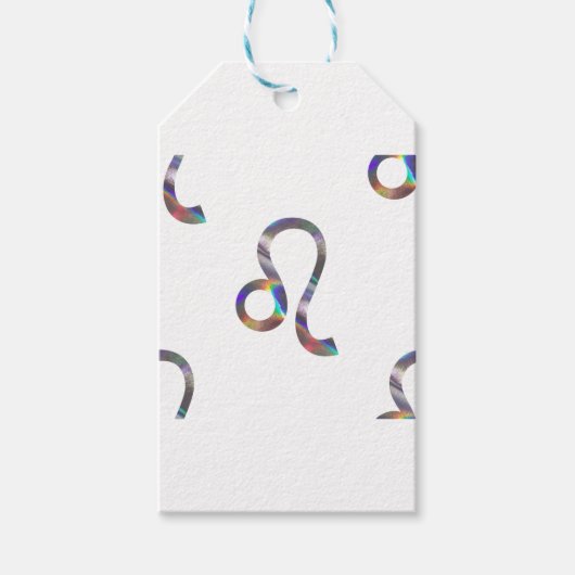 Hologramm Leo Geschenkanhänger (Vorderseite)