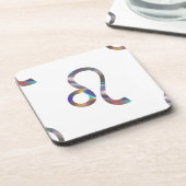 Hologramm Leo Getränkeuntersetzer (Linke Seite)