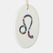 Hologramm Leo Keramik Ornament (Rechts)