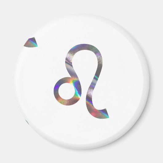 Hologramm Leo Magnet (Vorne)