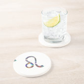 Hologramm Leo Untersetzer (Seite)