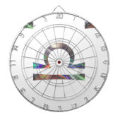 Hologramm Libra Dartscheibe (vorne)