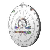 Hologramm Libra Dartscheibe (Vorderseite rechts)