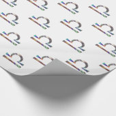 Hologramm Libra Geschenkpapier (Ecke)