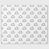 Hologramm Libra Geschenkpapier (Flach)