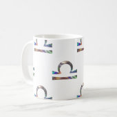 Hologramm Libra Kaffeetasse (Vorderseite Links)