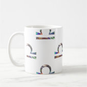 Hologramm Libra Kaffeetasse (Links)
