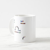 Hologramm Libra Kaffeetasse (Vorderseite Links)