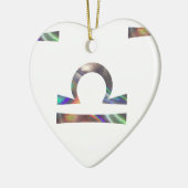 Hologramm Libra Keramikornament (Links)