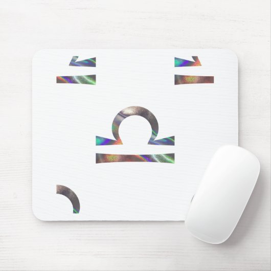 Hologramm Libra Mousepad (Mit Mouse)