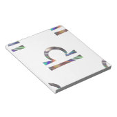 Hologramm Libra Notizblock (angewinkelt)