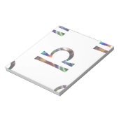 Hologramm Libra Notizblock (Rotiert)