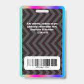 Hologramm-Logo Ausweis (Rückseite)