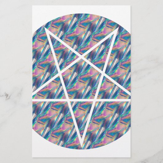 Hologramm-Pentagramm Briefpapier (Vorderseite)