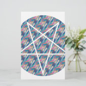 Hologramm-Pentagramm Briefpapier (Stehend Vorderseite)