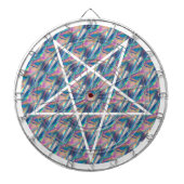Hologramm-Pentagramm Dartscheibe (vorne)