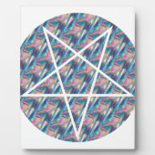 Hologramm-Pentagramm Fotoplatte (Vorderseite)