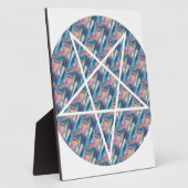 Hologramm-Pentagramm Fotoplatte (Seite)