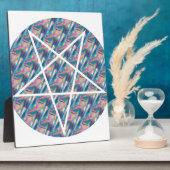 Hologramm-Pentagramm Fotoplatte (Seite)