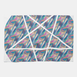 Hologramm-Pentagramm Handtuch